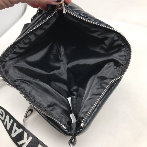 kangol x H&M Black Quilted Crossbody Bag NWT - Picture 8 of 9